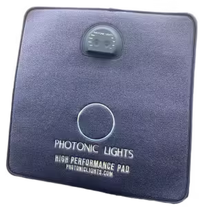 En padd med ljusterapi